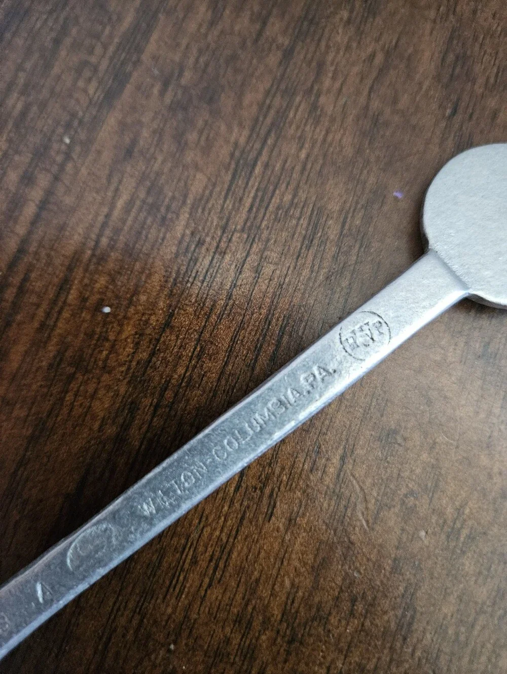 Vintage Wilton Armetale Pewter Wine Taster Spoon Made In USA